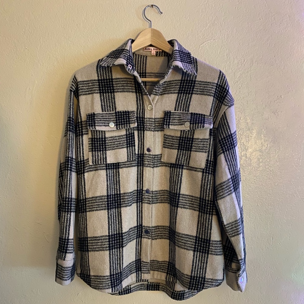 Trendy and Super Warm LA Brand Bailey Rose Shacket